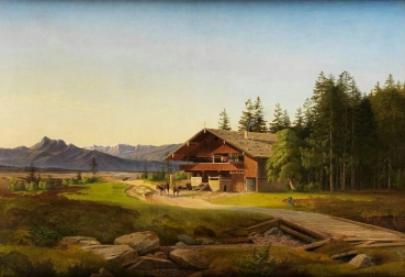 Ulrik Baudissin, Berghütte im Alpenvorland
