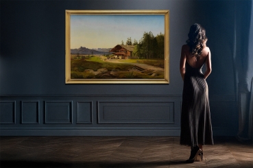 Ulrik Baudissin, Berghütte im Alpenvorland