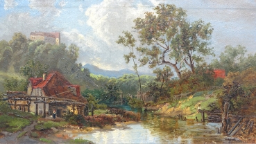 Max Baumgartner, Die Mühle am Fluss