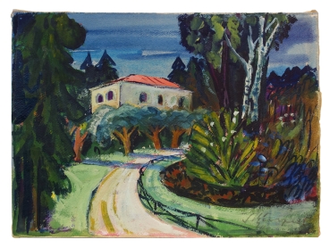 Sven Bjerregaard, Italienische Villa im grünen