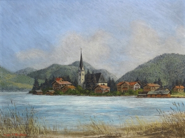 Hugo P. Geissler, Stadtansicht Rottach Egern Tegernsee
