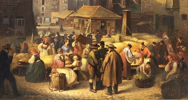 Johann Maar, Obstmarkt Nürnberg 1848