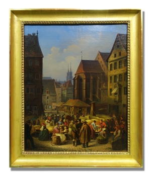 Johann Maar, Obstmarkt Nürnberg 1848