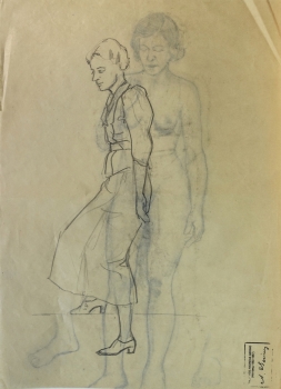 Preview: Andreas Gering, Frauenakt Studie