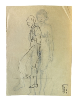 Andreas Gering, Frauenakt Studie