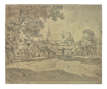 Preview: Johann Adam Klein, Insel Schütt mit heilig Geist Kirche 1810