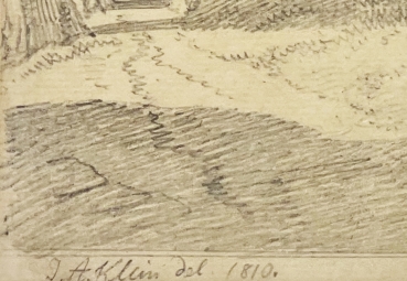 Preview: Johann Adam Klein, Insel Schütt mit heilig Geist Kirche 1810