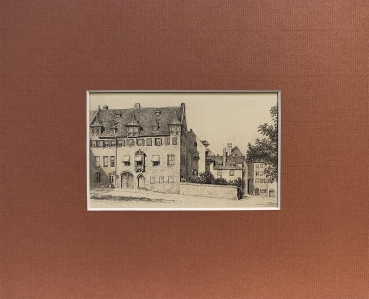 Preview: Eduard Schotte, Nürnberg, Pfarrhaus von St. Egidien am Egidienplatz