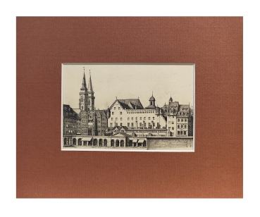 Preview: Eduard Schotte, Hauptmarkt mit Kolonnaden und Sebalduskirche