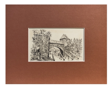 Preview: Eduard Schotte, Nürnberg, Pegnitzeinfluß am Kasemattentor