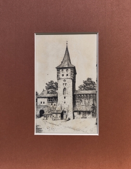 Preview: Eduard Schotte, Nürnberg, Tiergärtnertorplatz und Tiergärtnertorturm