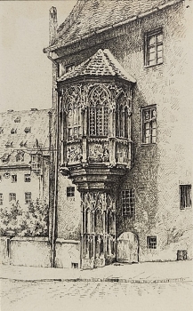 Eduard Schotte, Nürnberg, Chörlein am Sebalder Pfarrhof