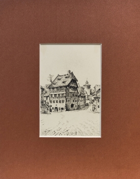 Preview: Eduard Schotte, Nürnberg Dürerhaus und Neutorturm