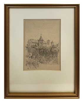 Preview: Eduard Schotte, Nürnberg Blick auf die Burg