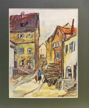 Preview: Hermann Thomas Schmidt,  Straßenansicht Pappenheim