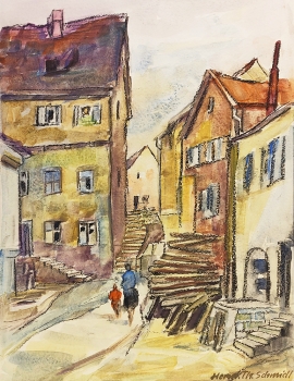 Hermann Thomas Schmidt,  Straßenansicht Pappenheim