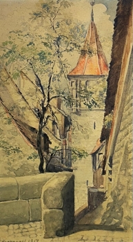 F. Spannagel, Nürnberg am Ölberg