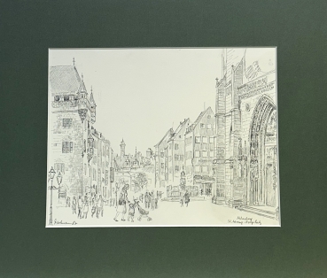 Preview: Alfred Karl Dietmann, Nürnberg Burgblick von St. Lorenz