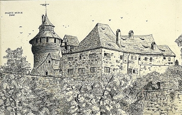 Ludwig Teichert, Nürnberger Burg