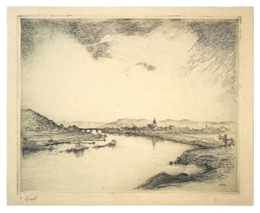 Preview: Hermann Gradl, Landschaft Marktheidenfeld