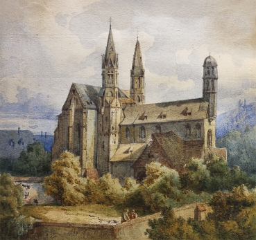 August Christian Geist, St. Burkard in Würzburg 1853