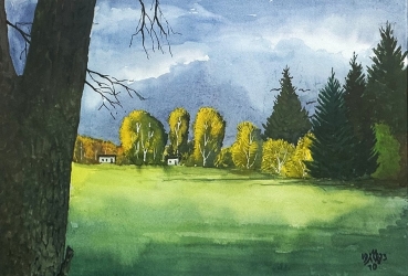 Wilhelm Matschak, Herbst bei Rohr