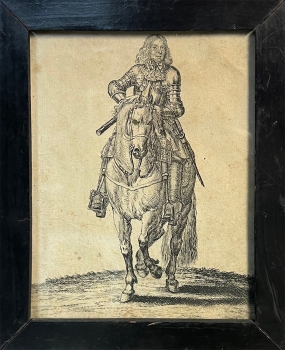 Kovolut von 13 Kupferstiche von Reitern 18. JH