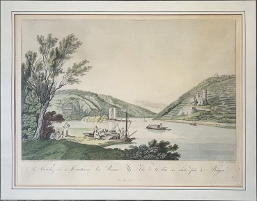 Johann Ziegler, View of the Mouse Tower near Bingen