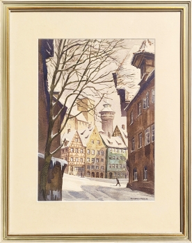 Thomas Bachmeier, Winter View of Nuremberg Castle