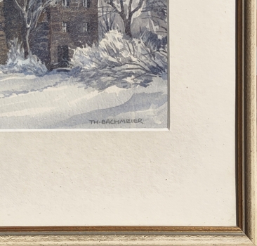 Thomas Bachmeier, Nürnberger Burggraben im Winter