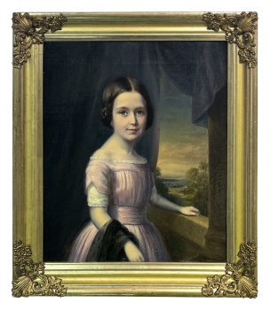 Otto Diller, Portrait of a Girl 1851