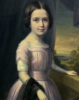 Otto Diller, Portrait of a Girl 1851