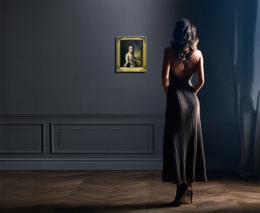 Otto Diller, Portrait of a Girl 1851