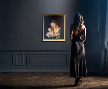 Copy after Albrecht Dürer, Mary with a Slice of Pear, ca. 1900