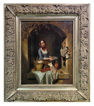 Elisabeth Alida van Kiers-Haane (zug.), Junge Marktfrau