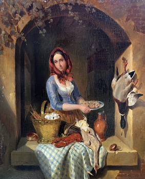 Elisabeth Alida van Kiers-Haane (zug.), Junge Marktfrau