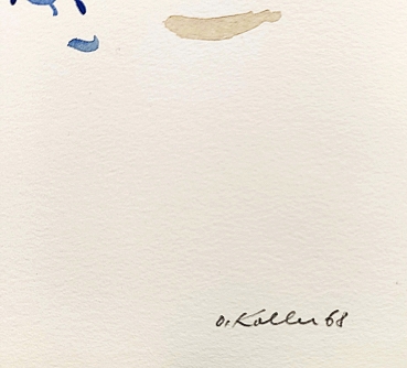 Oskar Koller, Abstract Watercolour