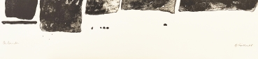 Oskar Koller, Abstract black shapes