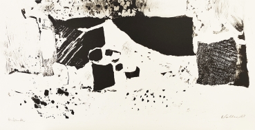 Oskar Koller, Abstrakte schwarze Darstellung
