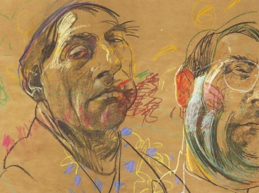 Johannes Grützke, Selfportrait