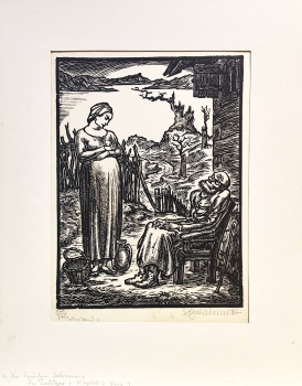 Bruno Goldschmitt, Woodcut Set of 4 Prints