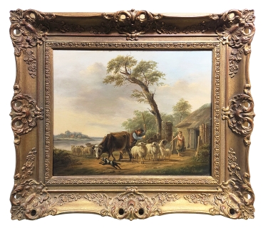 Johan Philip Koelman, Schafherde mit Hirte