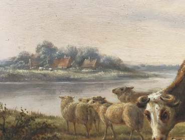 Johan Philip Koelman, Schafherde mit Hirte