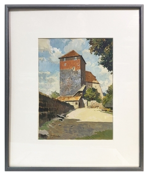 Franz Schmidt, Fünfeckiger Turm und Kaiserstallungen (Nürnberg)