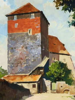 Franz Schmidt, Fünfeckiger Turm und Kaiserstallungen (Nürnberg)
