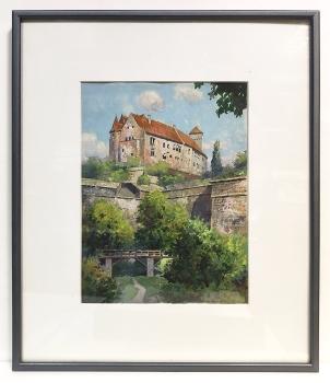 Franz Schmidt, Die Nürnberger Burg von Westen