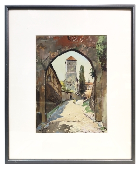 Franz Schmidt, Burgtor mit Heidenturm Nürnberg