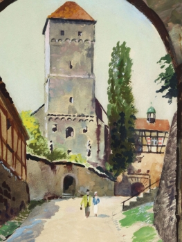 Franz Schmidt, Burgtor mit Heidenturm Nürnberg