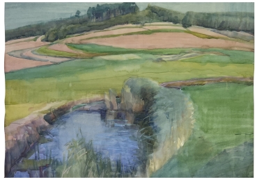 Andreas Bach, Landschaft mit Bach