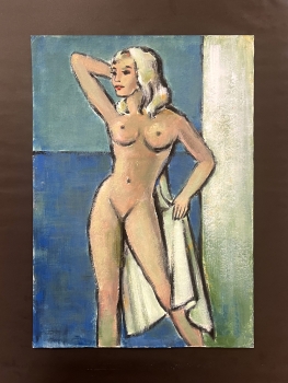 Ludwig Schäfer-Grohe, Damenakt am Meer